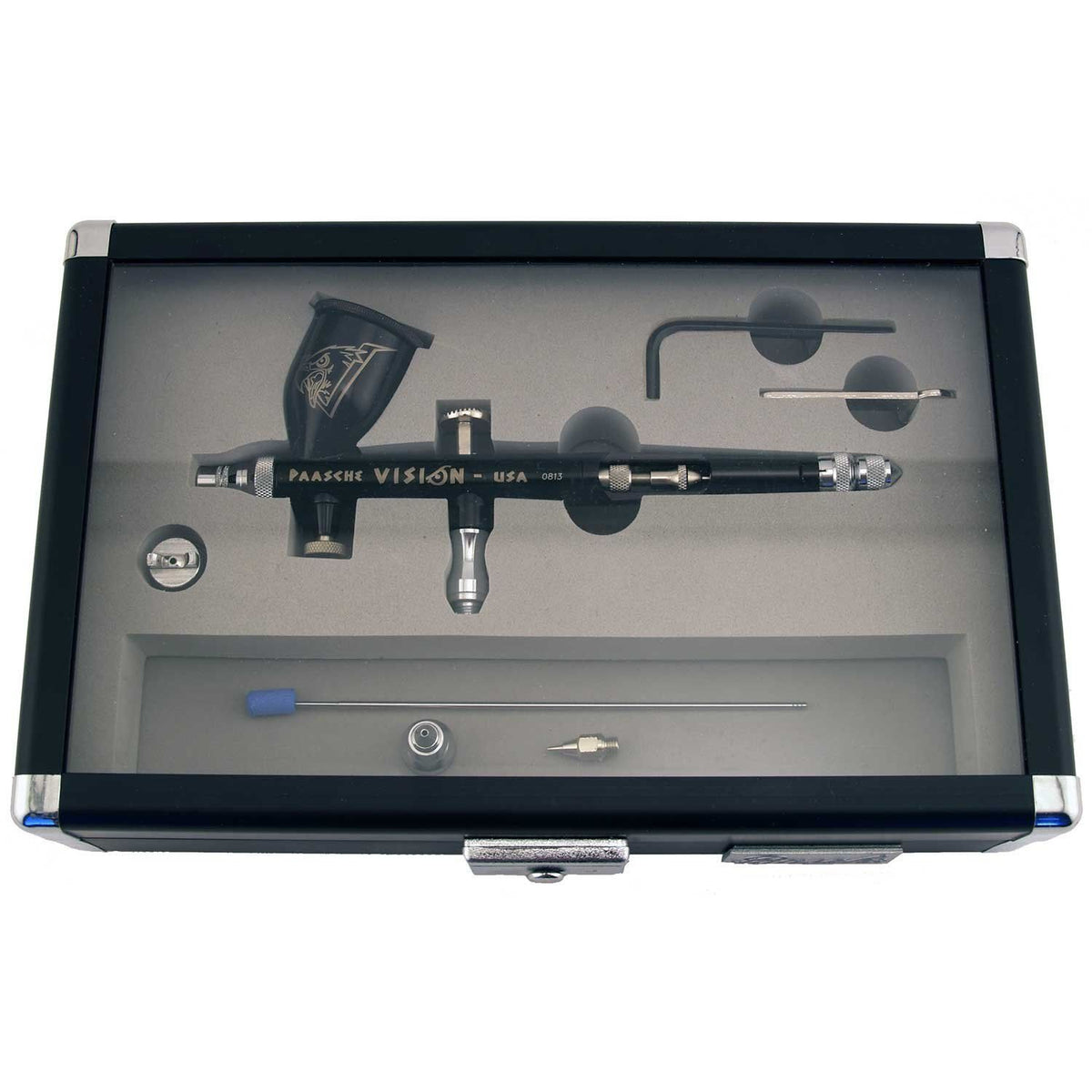 Paasche Airbrush Kit Contains 3 Different Airbrushes
