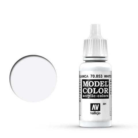 White Glaze (#201) Model Color Acrylic Paint 17 ml