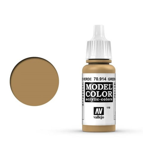 Green Ochre (#119) Model Color Acrylic Paint 17 ml