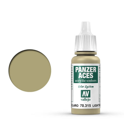 Light Mud Panzer Aces Acrylic Paint 17 ml