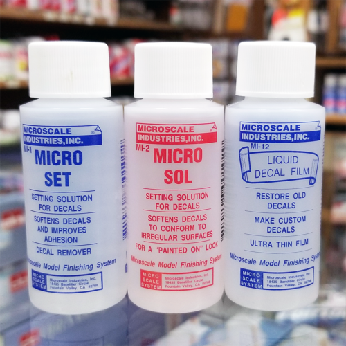 Microscale Micro Sol/Micro Set Solution/Liquid Decal Film Set MI-1